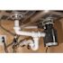 Oatey 1-1/2 in. White Plastic Threaded-Joint Sink J-Bend Drain