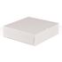 Southern Champion Tray White Non-Window Bakery Box 9 x 9 x 2-1/2" (250 per case)
