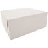 Southern Champion Tray White Non-Window Bakery Box 12 x 12 x 5" (100 per case)