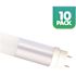 14-Watt/32-Watt Equivalent 4 ft. Linear T8 Hybrid Type A/B LED Tube Light Bulb, Cool White Light 4000K, 10-pack
