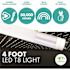 Simply Conserve 14-Watt/32-Watt Equivalent 4 ft. Linear T8 Hybrid Type A/B LED Tube Light Bulb, Daylight 5000K (10-Pack)