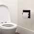 Design House Millbridge Recessed Wall Mounted Toilet Tissue Paper Holder in Matte Black