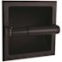 Design House Millbridge Recessed Wall Mounted Toilet Tissue Paper Holder in Matte Black