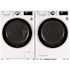 LG 24 in. W 4.2 Cu. Ft. Ventless Stackable Compact SMART Electric Dryer in White with Dual Inverter HeatPump Technology