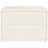 Hirsh 42 in. W 2-Drawer White Metal Lateral File Cabinet for Home and Office, Holds Letter, Legal and A4 Hanging Folders