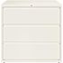 Hirsh 42 in. W 3-Drawer White Metal Lateral File Cabinet for Home and Office, Holds Letter, Legal and A4 Hanging Folders