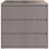 42 in. W 3-Drawer Arctic Silver Metal Lateral File Cabinet for Home and Office,Holds Letter,Legal and A4 Hanging Folders
