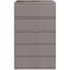 42 in. W 5-Drawer Arctic Silver Metal Lateral File Cabinet for Home and Office,Holds Letter,Legal and A4 Hanging Folders