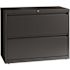 Hirsh 36 in. W 2-Drawer Charcoal Metal Lateral File Cabinet for Home and Office, Holds Letter, Legal and A4 Hanging Folders
