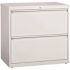 Hirsh 36 in. W 2-Drawer Light Gray Metal Lateral File Cabinet for Home and Office, Holds Letter, Legal and A4 Hanging Folders