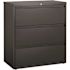 Hirsh 36 in. W 3-Drawer Black Metal Lateral File Cabinet for Home and Office, Holds Letter, Legal and A4 Hanging Folders