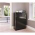 Hirsh 36 in. W 4-Drawer Black Metal Lateral File Cabinet for Home and Office, Holds Letter, Legal and A4 Hanging Folders