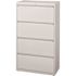 Hirsh 36 in. W 4-Drawer Light Gray Metal Lateral File Cabinet for Home and Office, Holds Letter, Legal and A4 Hanging Folders