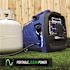 DUROMAX 2,300-Watt/1,800-Watt Recoil Start Dual Fuel Portable Digital Inverter Generator 50-State