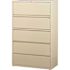 Hirsh 36 in. W 5-Drawer Putty Metal Lateral File Cabinet for Home and Office, Holds Letter, Legal and A4 Hanging Folders