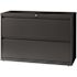 Hirsh 42 in. W 2-Drawer Charcoal Metal Lateral File Cabinet for Home and Office, Holds Letter, Legal and A4 Hanging Folders