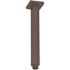 Westbrass 1/2 in. IPS x 9 in. Square Ceiling Mount Shower Arm & Flange, Oil Rubbed Bronze