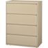 Hirsh 42 in. W 4 Drawer Putty Metal Lateral File Cabinet for Home and Office, Holds Letter, Legal and A4 Hanging Folders