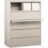 Hirsh 42 in. W 5-Drawer Light Gray Metal Lateral File Cabinet for Home and Office, Holds Letter, Legal and A4 Hanging Folders