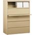 Hirsh 42 in. W 5-Drawer Putty Metal Lateral File Cabinet for Home and Office, Holds Letter, Legal and A4 Hanging Folders