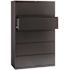 Hirsh 42 in. W 5-Drawer Charcoal Metal Lateral File Cabinet for Home and Office, Holds Letter, Legal and A4 Hanging Folders