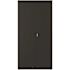 Hirsh 36 in. W x 72 in. H x 18 in. D 4-Shelf Steel Janitorial Freestanding Storage Cabinet in Black