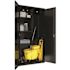 Hirsh 36 in. W x 72 in. H x 18 in. D 4-Shelf Steel Janitorial Freestanding Storage Cabinet in Black