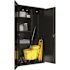 Hirsh 36 in. W x 72 in. H x 18 in. D 4-Shelf Steel Janitorial Freestanding Storage Cabinet in Black