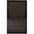 Hirsh 36 in. W 2-Drawer Black Metal Lateral Combo File Cabinet for Home and Office, Letter, Legal and A4 Hanging Folders