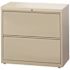 Hirsh 36 in. W 2-Drawer Putty Metal Lateral File Cabinet for Home and Office, Holds Letter, Legal and A4 Hanging Folders