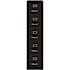 Hirsh 26.5 in. D 5-Drawer Black Metal Letter Width 15 in. W Vertical File Cabinet, Commercial Grade
