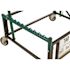 National Public Seating 1,000 lbs. Steel Table Assist Dolly for Storage and Transport in Black