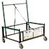 National Public Seating 1,000 lbs. Steel Table Assist Dolly for Storage and Transport in Black