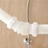 Oatey 1-1/2 in. x 1-1/2 in. Form-N-Fit White Plastic Double Slip-Joint Coupling