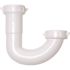 Oatey 1-1/4 in. White Plastic Sink Drain J-Bend P- Trap