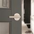 Kwikset Milan Satin Nickel Privacy Bed/Bath Door Lever