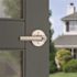 Kwikset Milan Satin Nickel Keyed Entry Door Lever featuring SmartKey Security