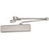 Norton 8501 Series Grade 1 Size 1 to Size 6 Sprayed Aluminum Finish Non-Handed Spring Stop Arm Surface Door Closer