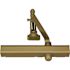 Norton 8301 Series Grade 1 Size 1 to Size 6 Sprayed Brass Finish Non-Handed Regular Arm Surface Door Closer