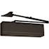 SARGENT 351 Series Grade 1 Size 1 to Size 6 Enameled Dark Bronze Finish Non-Handed Universal Regular Arm Surface Door Closer