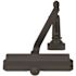 Norton 1601 Series Grade 1 Size 1 to Size 6 Sprayed Black Finish Non-Handed Hold Open Arm Surface Door Closer