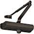 Norton 1601 Series Grade 1 Size 1 to Size 6 Sprayed Black Finish Non-Handed Regular Arm Surface Door Closer