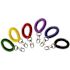 Lucky Line Products Wrist Coil with Trigger Snap in Assorted Colors (25-Pack)