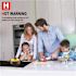 GASLAND 36 in. Built-In 5 Elements Radiant Electric Cooktop Ceramic with Knob and Dual Element