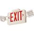 Contractor Select ECRG SQ HO 20-Watt Equivalent 120-Volt to 277-Volt Integrated LED White Exit/Emergency Combo Unit