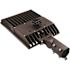 300-Watt Slipfitter Line Voltage Bronze Outdoor Integrated LED Large Landscape Flood Light, Cool White