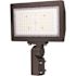 150-Watt Slipfitter Line Voltage Bronze Outdoor Integrated LED Landscape Flood Light, Selectable Color 3000/4000/5000K