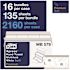 TORK Premium Soft Xpress White with Blue Leaf 3-Panel 2-Ply Multifold Paper Towels (135-Sheets Per Pack, 16-Pack Per Case)
