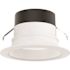 Juno Contractor Select E-Series 4 in. Selectable CCT Integrated LED Retrofit White Recessed Light Trim
