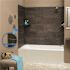 PALISADE Ashen Slate 94 in. Vinyl Backsplash Accessory J Trim(5-Pack)